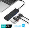 4 合 1 USB C 集線器 c 型插頭優 3xUSB A 2.0+1xUSB-A 3.1 4 端口筆記本電腦擴展塢