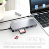 9 合 1 USB C 集線器，帶 2 x HDMI 4K 60HZ+ DP + PD 100W + USB A 3.1 10Gbps + 2 x USB A 2.0 + SD + TF 讀卡器多端口擴展塢，適用於筆記本電腦/手機