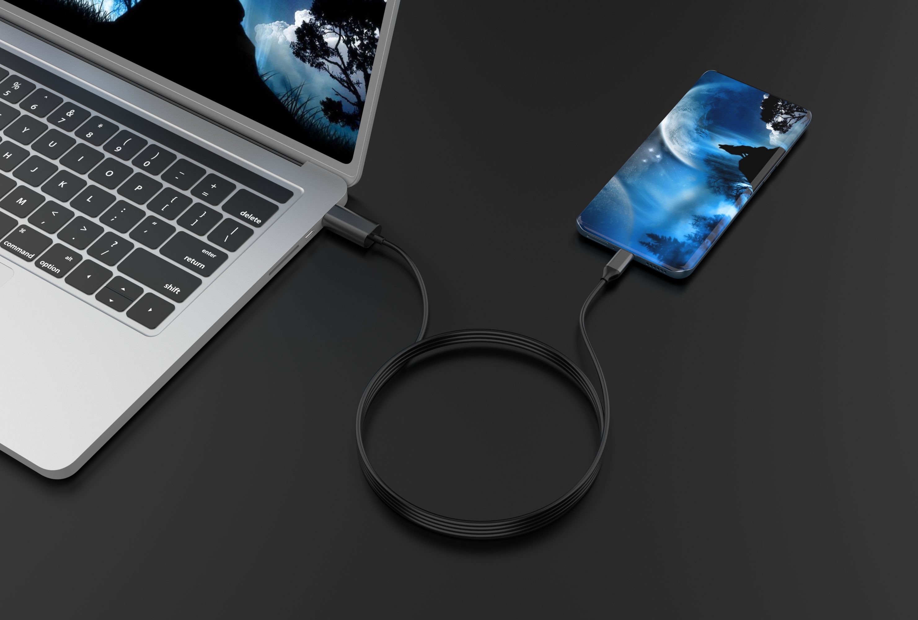 C तः HDMI केबल 4K 60Hz Video Output share screen gadget इति टङ्कयन्तु 