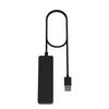 4 合 1 USB 集線器 USB-A 插頭優 4xUSB-A 3.0 端口擴展塢，適用於筆記本電腦