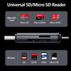 Diz&uuml;st&uuml; Bilgisayar ve Android Cihazlar i&ccedil;in SD ve TF Yuvalı 2'si 1 Arada &Ccedil;ift Fişli Tip-C + USB-A Kart Okuyucu 480Mbps Y&uuml;ksek Hızlı Veri Aktarımı
