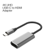 Type-C 轉 HDMI 適配器：HDMI 母端口，具有 4K @ 60Hz 超高清輸出