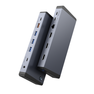 Dokovac&iacute; stanice Thunderbolt 4 14 v 1 s trojit&yacute;m displejem 4K @ 60 Hz, 100 W PD, 10 Gb/s USB-C/USB-A a gigabitov&yacute; Ethernet