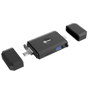 3合1 type c+usb a+Micro 3插頭讀卡器SD+TF 2.0 USB A 3.0 USB OTG