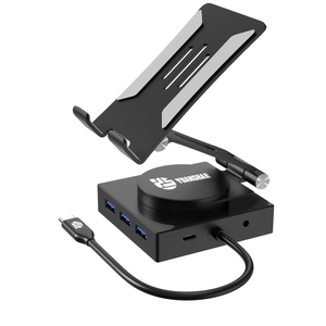 10 合 1 USB C HUB 帶 HDMI 4K + VGA + PD 100W + 3 x USB A 3.0 + RJ45 1000Mbps + 3.5mm AUX + SD + TF 存儲卡讀卡器插槽 多端口適配器擴展塢