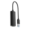 便攜式 USB 轉 1000Mbps 千兆位以太網適配器，15 厘米，適用於 MacBook/Windows USB-A 轉 RJ45