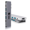 8 合 2 USB C 集線器，帶 HDMI 4K30HZ + Thunderbolt 3 + Type C Data + 3 x USB A 3.0 + SD + TF 存儲卡讀卡器插槽多端口適配器擴展塢，適用於筆記本電腦 MacBook