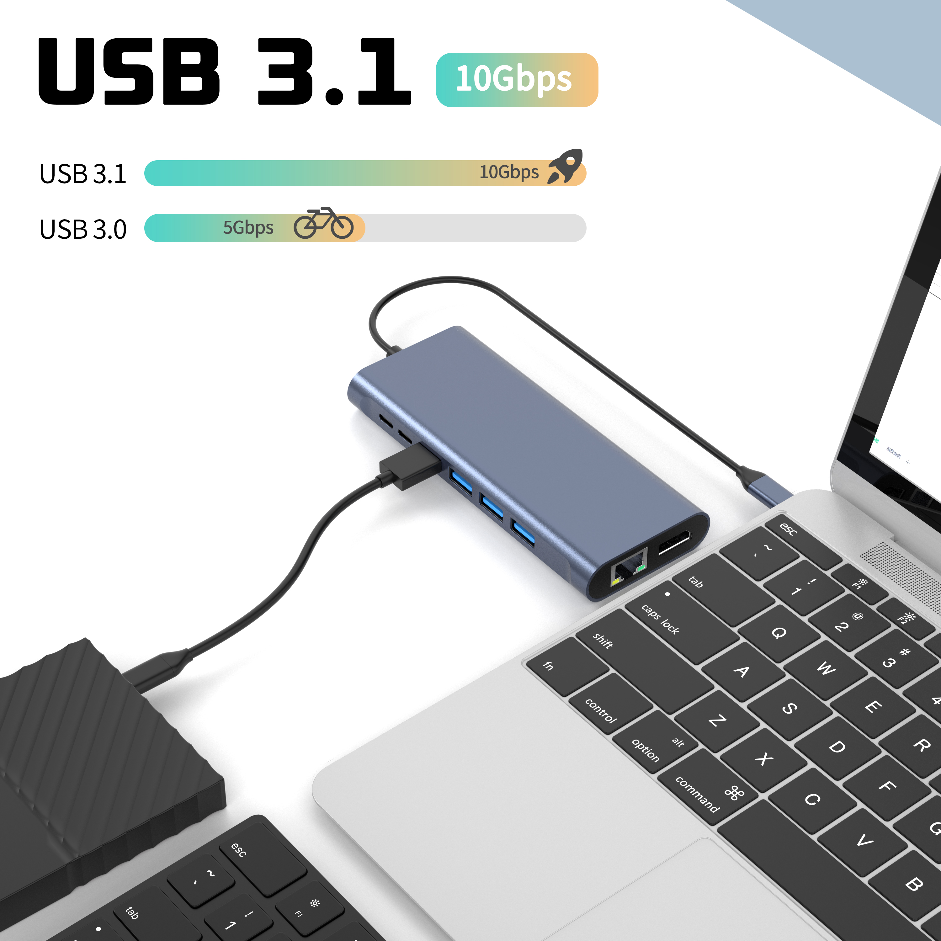 Stație de andocare 14 &Icirc;N 1 4K60HZ Dual HDMI DP RJ45 USB-A 3.1 3.0 2.0 USB-C 3.1 &Icirc;ncărcare+Transfer de date+Ieșire video+Card de citire+Rețea+Funcție de apel Stație de andocare HUB USB C pentru laptop/Macbook