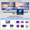 8K Dwi HDMI + DP MST Stesen Dok USB-C | Cip DL6950 | 100W PD | USB-A 3.0 | Untuk iOS & Windows