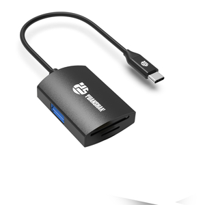 3 合 1 USB OTG type c 插頭讀卡器集線器 SD+TF 2.0 USB A 3.0