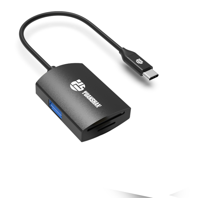 Разъем USB OTG типа c 3 в 1, концентратор для чтения карт памяти SD + TF 2.0, USB A 3.0